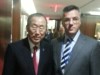 Član Stalnog izaslanstva PSBiH u PAM-u mr. Ognjen Tadić razgovarao sa Glavnim tajnikom UN-a Ban Ki-moonom